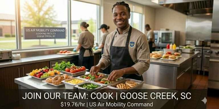 Cook Job at The Dive ((.76/hr) — Joint Base Charleston, South Carolina