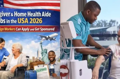 Caregiver and Home Health Aide Jobs in the USA 2026 – How Foreign Workers Can Apply and Get Sponsored – Work $ Study Abroad