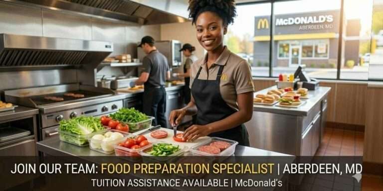 Food Preparation Specialist | McDonald’s Aberdeen, MD